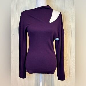 BCBGeneration Purple Sweater, Size L